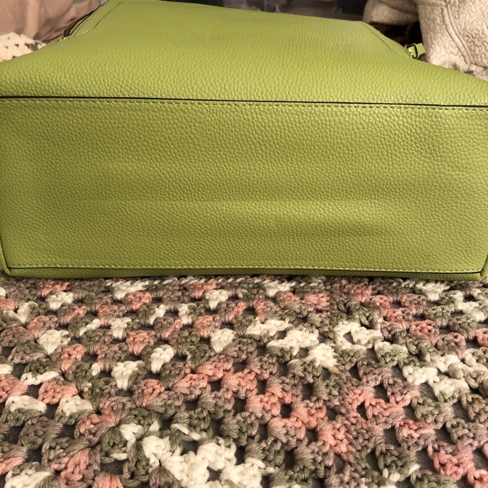 Nenette Lepore Vegan leather Green Tote Purse - Picture 11 of 12